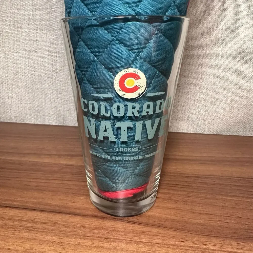 Colorado Native Beer Pint Glass